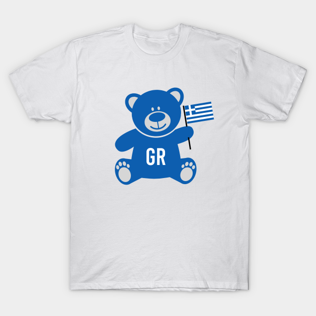 GREECE TEDDY BEAR Greece Greek Teddy Bear Greek Girl TShirt